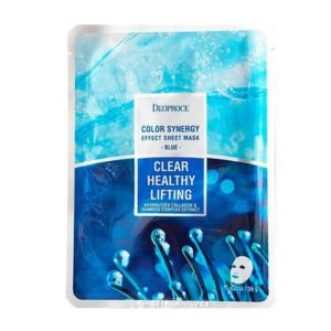 DEOPROCE COLOR SYNERGY EFFECT SHEET MASK BLUE 20g/10SHEET