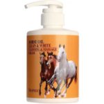 DEOPROCE HORSE OIL CLEAN & WHITE CLEANSING & MASSAGE CREAM 450мл