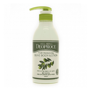 DEOPROCE Well-Being Fresh Moisturizing Olive Body Lotion, 500 мл