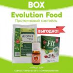 Набор для протеинового коктейля Клубника – BOX Evolution Food