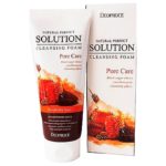 DEOPROCE NATURAL PERFECT SOLUTION CLEANSING FOAM PORE CARE 170g
