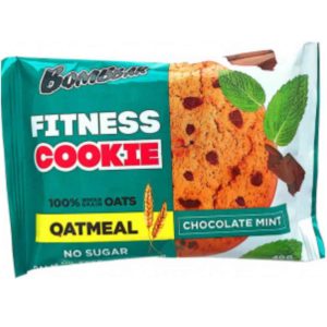Овсяное fitness печенье “Шоколад-мята”, Bombbar, 40 г